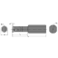 Picture of EVEREDE Tool SC3060L Triangle Boring Bar Dia0.6250 Positive 0.5000 12.70MM - 1/2 Cutter Dia