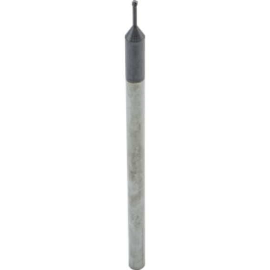 Picture of CARMEX MTS0602C8 0.45 ISO- Thread Mill 0.07 Dia 0.45MM 0.31 Neck 4.10 OAL 3 Flute Coolant 3xD1 Internal AlTiN