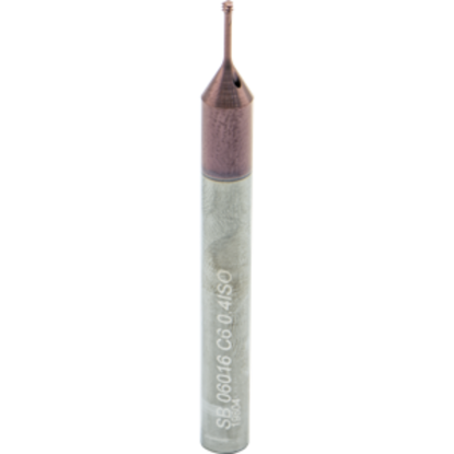 Picture of CARMEX MTSB 06016 C6 0.4 ISO Thread Mill 0.06 Dia 0.40MM 0.25 Neck 2.30 OAL 3 Flute 3xD1 Internal AlTiN