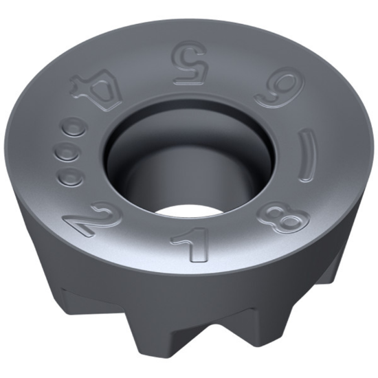 Picture of CERATIZIT RPNX 10T3M8SN-F50 CTPP235 Milling Insert Round 0.197 Corner Radius TiAlTaN