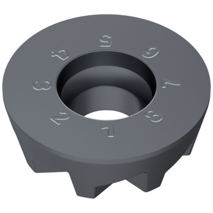 Picture of CERATIZIT RPHX 1605M8SN CTPP235 Milling Insert Round 0.315 Corner Radius TiAlTaN