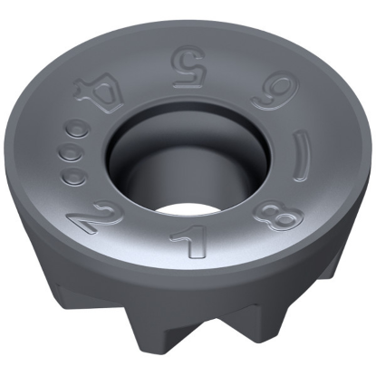 Picture of CERATIZIT RPHX 10T3M8SN-F50 CTPM240 Milling Insert Round 0.197 Corner Radius TiAlTaN