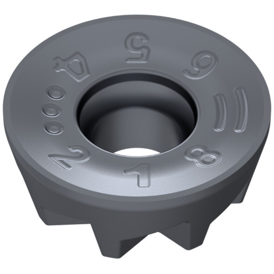 Picture of CERATIZIT RPHX 10T3M8SN-M50 CTPM240 Milling Insert Round 0.197 Corner Radius TiAlTaN