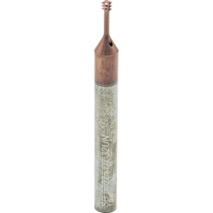 Picture of CARMEX MTSB 06025 D7 32 UN Thread Mill 0.10 Dia 32.00TPI 0.31 Neck 2.30 OAL 4 Flute 2xD1 Internal AlTiN