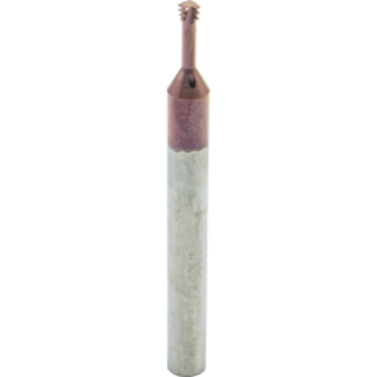 Picture of CARMEX MTSB 06032 D9 32 UN Thread Mill 0.12 Dia 32.00TPI 0.36 Neck 2.30 OAL 4 Flute 2xD1 Internal AlTiN
