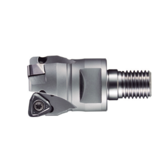 Picture of DIJET MEX-2032-SM-M16 Feed Mill,End Mill 1.260 Cutter Diameter Screw On M16 Shank 1.693 OAL 2 Flute