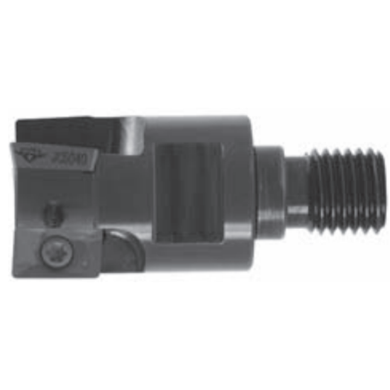 Picture of DIJET MIC-3075-M10 Milling Cutter 90.0° 0.750 Cutter Diameter Screw On M10 Shank 1.180 OAL 3 Flute