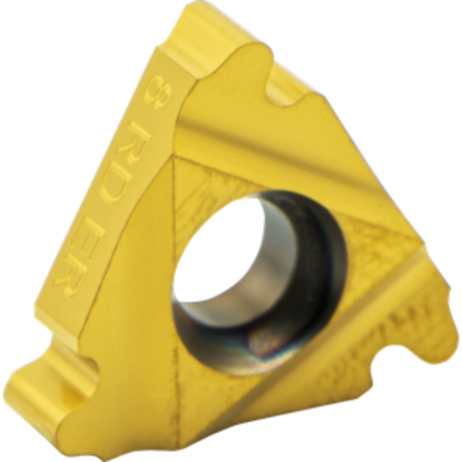 Picture of CARMEX 16ER8RDMXC Threading Insert 8.00TPI Round External Right TiCN + TiN ISO 16