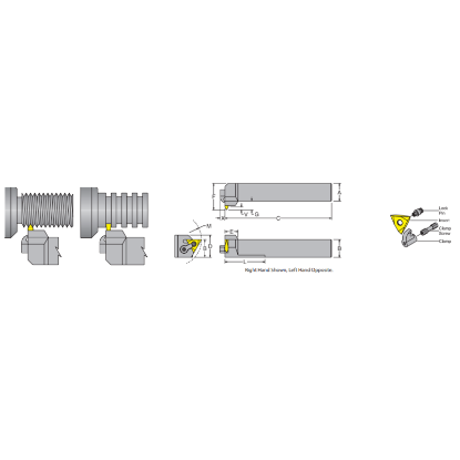 Picture of DORIAN MTHOR20-5D On Edge Square 1.250 Shank 6.000 OAL