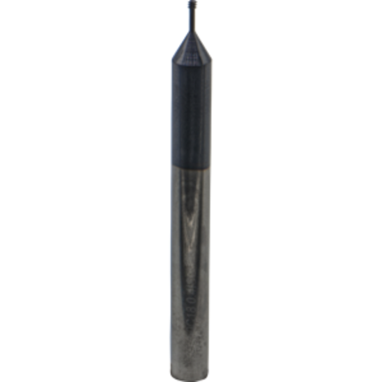 Picture of CARMEX MTS0250C18 0.4 ISO Thread Mill M2 x 0.04MM 0.06 Dia 0.18 Neck 0.25 Shank Internal 3 Flute 2xD1 AlTiN