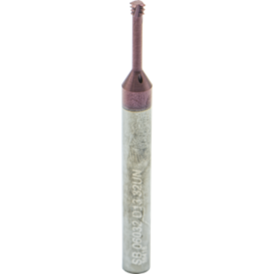 Picture of CARMEX MTSB 06032 D13 32 UN Thread Mill 0.12 Dia 32.00TPI 0.52 Neck 2.30 OAL 4 Flute 3xD1 Internal AlTiN