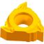 Picture of ZCC RT16.01W-2.50GM YBG201 Insert Sandvik Full Profile TiN 2.50MM Metric