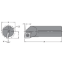 Picture of EVEREDE Tool E08J SCLCL-2 80.0 ° Boring Bar Dia0.5000 Positive 0.5000 12.70MM - 1/2 Cutter Dia