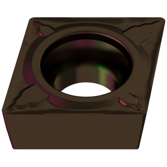Picture of CERATIZIT CCMT 32.51EN-SMFCTCP135 Indexable, Turning Insert 80.0 ° Positive TiCN + Al2O3 0.016 Radius