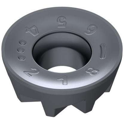 Picture of CERATIZIT RPHX 1204M8SN-F50 CTPM240 Milling Insert Round 0.236 Corner Radius TiAlTaN