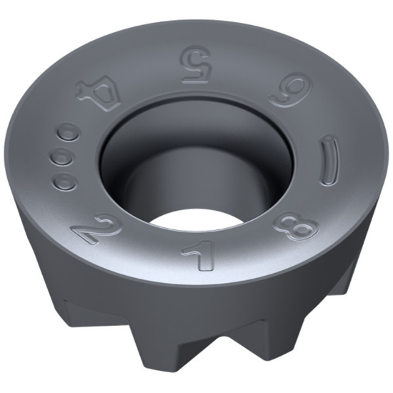 Picture of CERATIZIT RPNX 1204M8SN-F50 CTPP235 Milling Insert Round 0.236 Corner Radius TiAlTaN