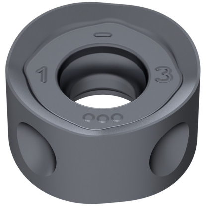 Picture of CERATIZIT RNHU 1205M4ER-F50 CTPM240 Milling Insert Round 0.236 Corner Radius TiAlTaN
