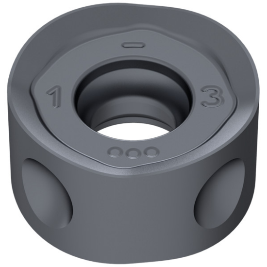 Picture of CERATIZIT RNHU 1205M4ER-F50 CTPM240 Milling Insert Round 0.236 Corner Radius TiAlTaN