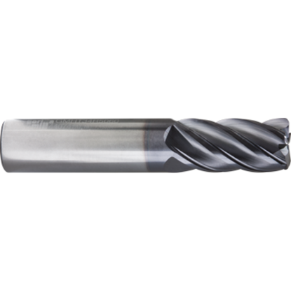 Picture of GORILLA MILL GMHT10RLH5120	 DIA 1" SH 1.00 LOC 2.2500 OAL 5.00 End Mill Standard Flute Variable Helix Carbide TiAlN Single End Corner Radius 0.1200 3.05MM PHENOM