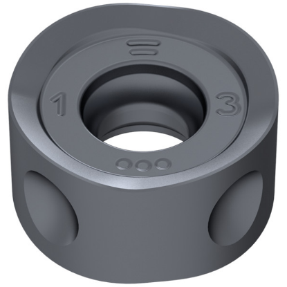 Picture of CERATIZIT RNHU 1004M4ER-M50 CTPP235 Milling Insert Round 0.197 Corner Radius TiAlTaN