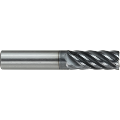 Picture of GORILLA MILL GMHT2000MMF7	 DIA 20MM SH 0.7874 LOC 1.4961 OAL 3.9370 End Mill Standard Flute Variable Helix Carbide TiAlN Single End Square Sharp BABOON