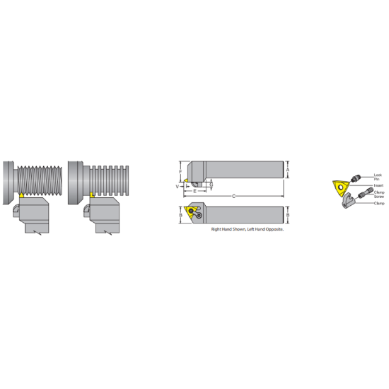 Picture of DORIAN MTVOR24-4E-A On Edge Square 1.500 Shank 7.000 OAL