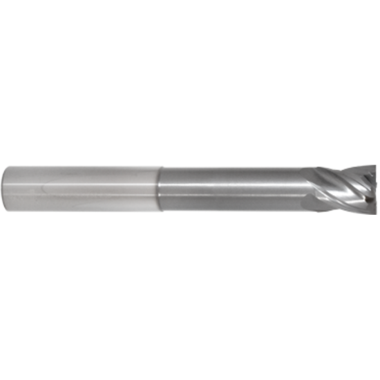 Picture of GORILLA MILL GMNR58F53.375	 DIA 5/8" SH 0.6250 LOC 0.7500 OAL 6.00 End Mill Standard Flute Variable Helix Carbide TiAlN Single End Square Sharp