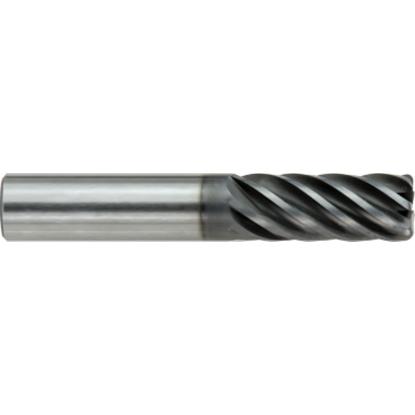 Picture of GORILLA MILL GMHT10RXL7190	 DIA 1" SH 1.00 LOC 3.2500 OAL 6.00 End Mill Standard Flute Variable Helix Carbide TiAlN Single End Corner Radius 0.1900 4.83MM BABOON