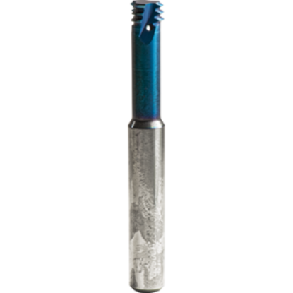 Picture of CARMEX MTS0808C25 1.5 MJ Thread Mill 1.50TPI 0.31 Dia 0.98 Neck 0.31 Shank Internal 3 Flute AlTiN