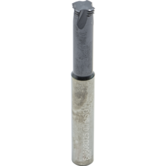Picture of CARMEX MTS0808D25 0.75 ISO Thread Mill M10 x 0.75MM 0.31 Dia 0.98 Neck 0.31 Shank Internal 4 Flute 2.5xD1 AlTiN