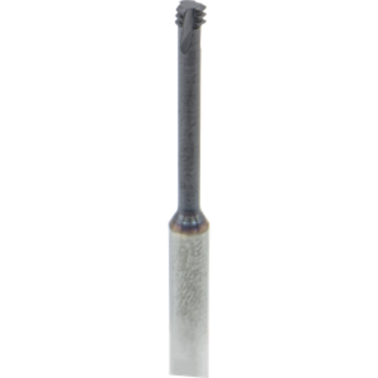 Picture of CARMEX MTS03024C15 0.5 ISO Thread Mill 0.09 Dia 0.50MM 0.61 Neck 1.50 OAL 3 Flute Coolant 5xD1 Internal AlTiN