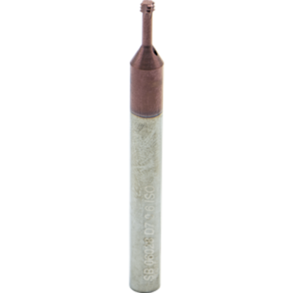 Picture of CARMEX MTSB 06028 D7 0.6 ISO Thread Mill M3.5 0.60MM 0.11 Dia 0.30 Neck 0.23 Shank Internal 4 Flute 2xD1 AlTiN