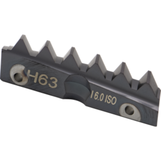 Picture of CARMEX H63 I 6.0 ISO MT7 Indexable Thread Mill Insert 6.00MM TiAlN Coating H6 Size