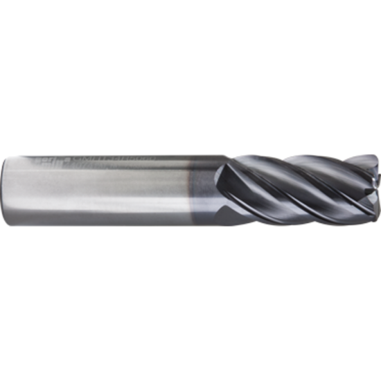 Picture of GORILLA MILL GMHT10RXL5120	 DIA 1" SH 1.00 LOC 3.2500 OAL 6.00 End Mill Standard Flute Variable Helix Carbide TiAlN Single End Corner Radius 0.1200 3.05MM PHENOM