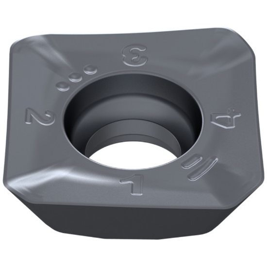Picture of CERATIZIT SFKT 1204AFSR-M50 CTPP235 Milling Insert Square 0.039 Corner Radius TiAlTaN