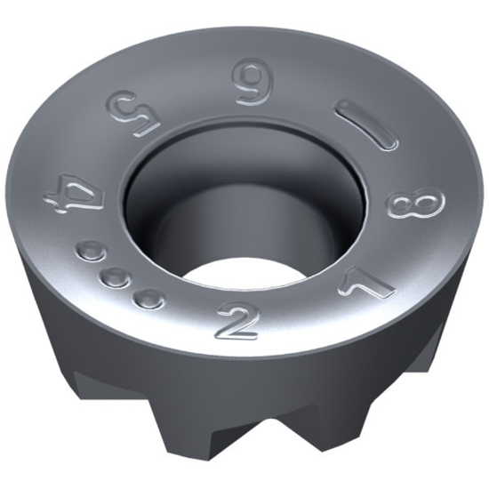Picture of CERATIZIT RPHX 1204M8SN-F50 CTPM225 Milling Insert Round 0.236 Corner Radius TiAlTaN