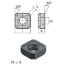 Picture of LMT FETTE SNKX 1205 AN-T LC240T Milling Insert Square