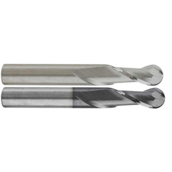 Picture of GORILLA MILL CEM10BSL2	 DIA 1" SH 1.00 LOC 4.00 OAL 7.00 End Mill Standard Flute High Helix Carbide Uncoated Single End Ball Nose PRIMATE