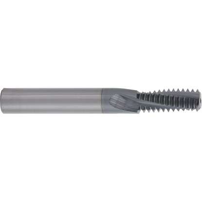 Picture of GORILLA MILL GMTMAC12-20UN4FL2X	 Carbide Thread Mill Helical 1/2" 20.00TPI UN TIALN 1.0250 26.04MM LOC 3.1496 80.00MM OAL