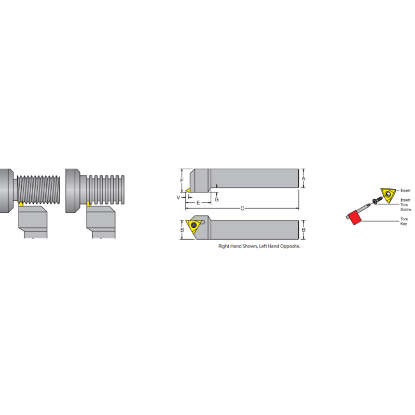 Picture of DORIAN STVOL20-4D On Edge Square 1.250 Shank 6.000 OAL