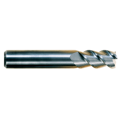 Picture of M.A. FORD 11275000R.035T DIA 3/4 SH 0.7500 LOC 1.50 OAL 4.00 End Mill Standard Flute High Helix Carbide TiN Single End Corner Radius 0.0350 0.89MM TuffCut® SS