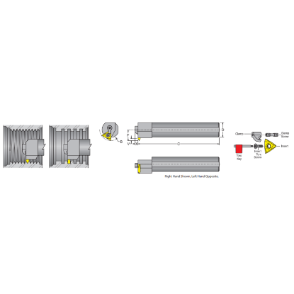 Picture of DORIAN S20U-MTHOR-4-C On Edge Boring Bar 1.250 Shank 14.00 OAL
