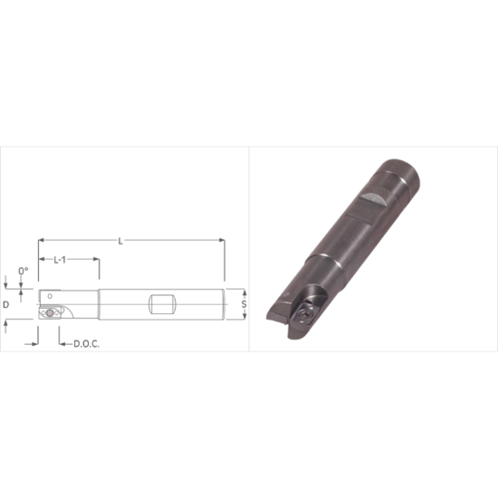 Picture of K-Tool MM-312 Milling Cutter 90.0° 0.312 Cutter Diameter 0.375 Weldon