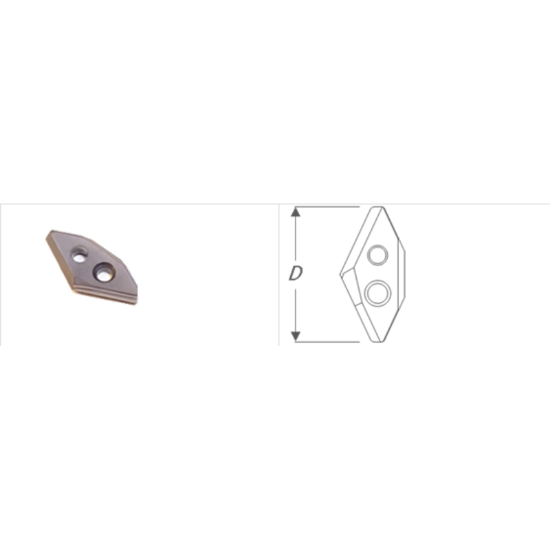 Picture of K-Tool DI-1500 X33 Single Insert Insert 1.500 Cutter Diameter