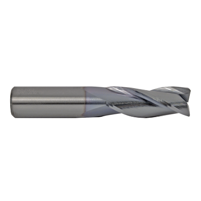 Picture of M.A. FORD 11628122C DIA 9/32 SH 0.3125 LOC 0.7500 OAL 2.50 End Mill Standard Flute Standard Helix Carbide TiCN Single End Corner Radius 0.0200 0.51MM TuffCut® GP