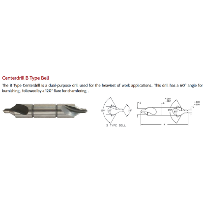 Picture of LINK 11-L2-177 16B6 Type LH DED HSS Center Drill