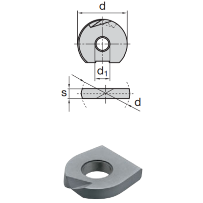 Picture of LMT FETTE WPR 06 N LCPK15M Milling Insert Ball Mill 0.236 Cutter Diameter