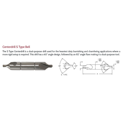 Picture of LINK 15-TL-054 18S Type DED HSS Center Drill , TIALN Coated