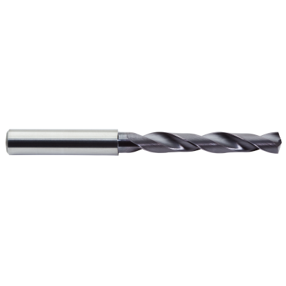 Picture of M.A. FORD 2XDSR6024A Carbide Drill Solid Carbide 140° - 142° 0.602 Dia 0.629 Shank 5.748 OAL 2 Flute 3.228 Flute Length Carbide AlTiN