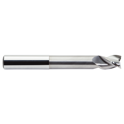 Picture of M.A. FORD 13875002NR.030F DIA 3/4 SH 0.7500 LOC 1.00 OAL 6.00 End Mill Standard Flute Standard Helix Carbide Fordlube Single End Corner Radius 0.0300 0.76MM TuffCut® X-AL